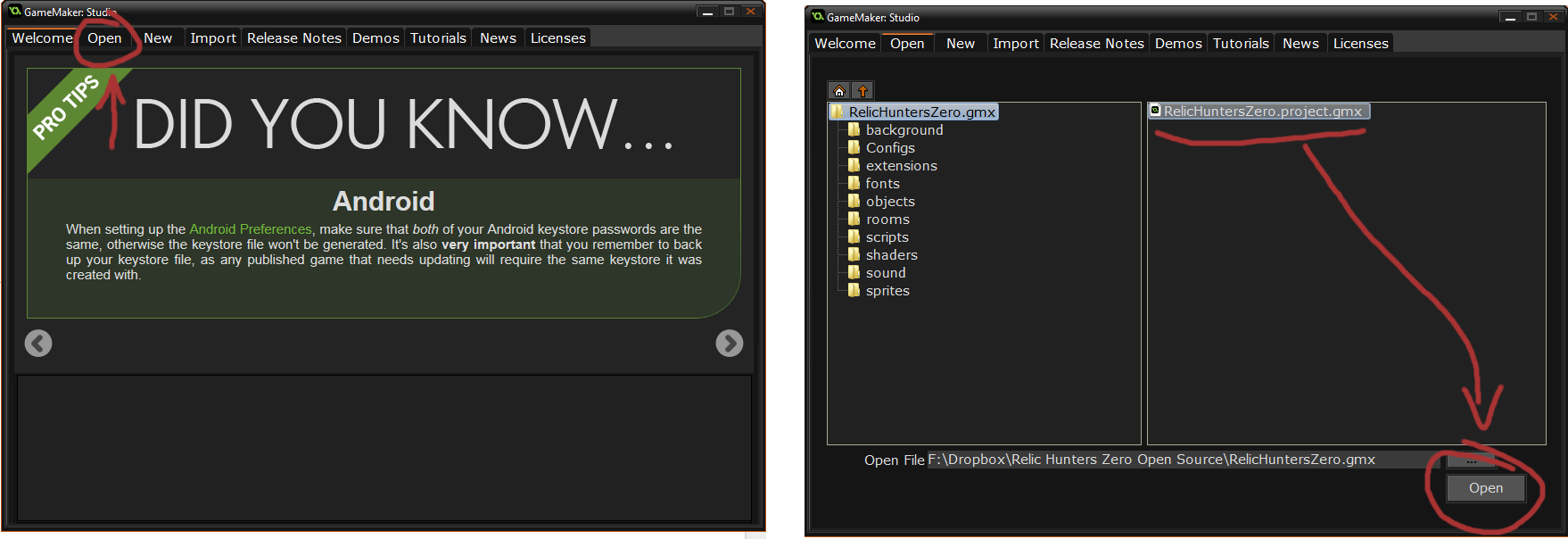 open-project